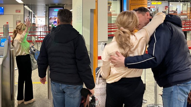 Zenon i Danuta Martyniukowie okazali sobie miłość na lotnisku