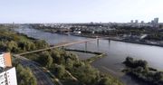 Warszawa. Nowy most przez Wisłę. Tylko dla pieszych i rowerzystów