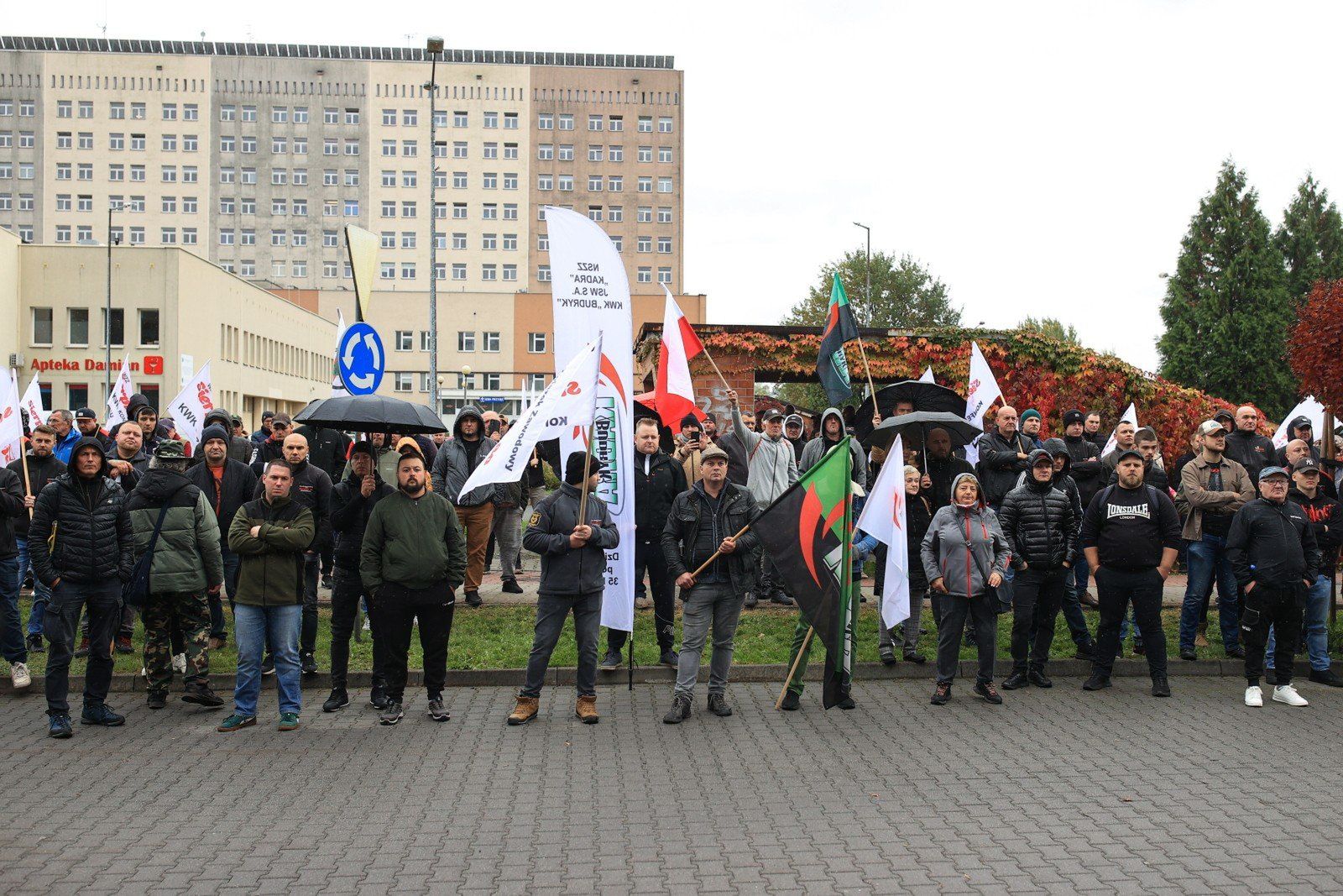 Protest w Jastrzębiu