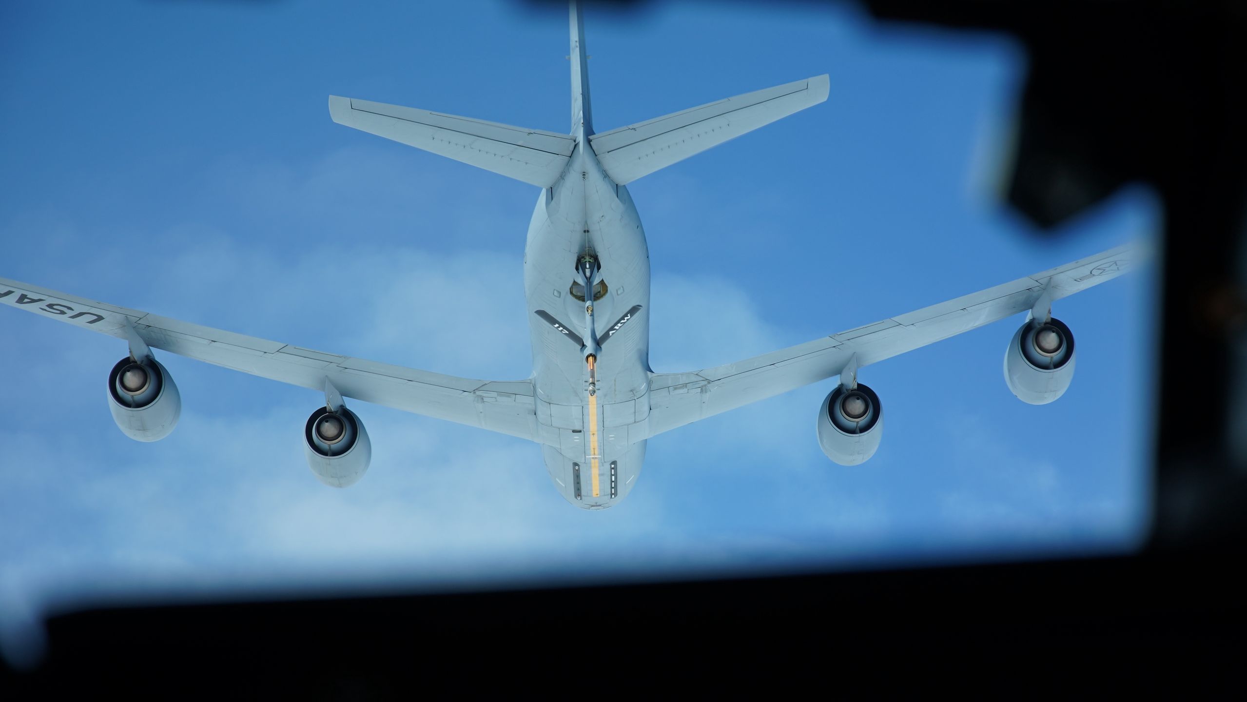 Tankowanie w powietrzu samolotu AWACS