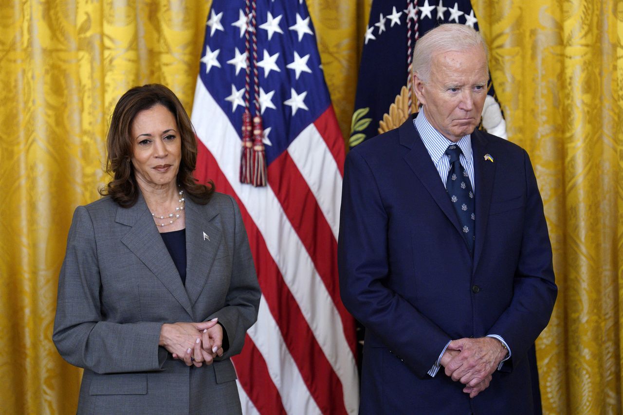 Kamala Harris and Joe Biden