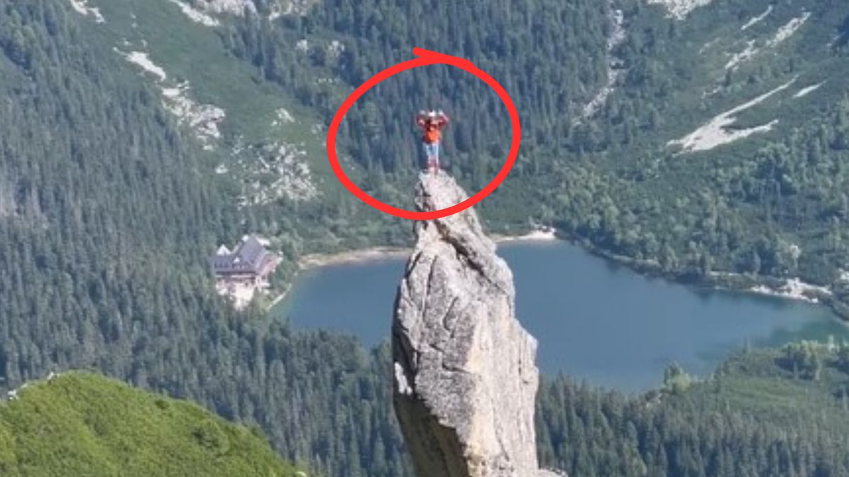 Wspinacz wszedł na Basztową Igłę. Internauci nie kryją wrażenia  