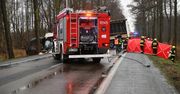 Mazowieckie. Śmiertelny wypadek w Nieporęcie. Pojazd osobowy zderzył się z ciężarowym