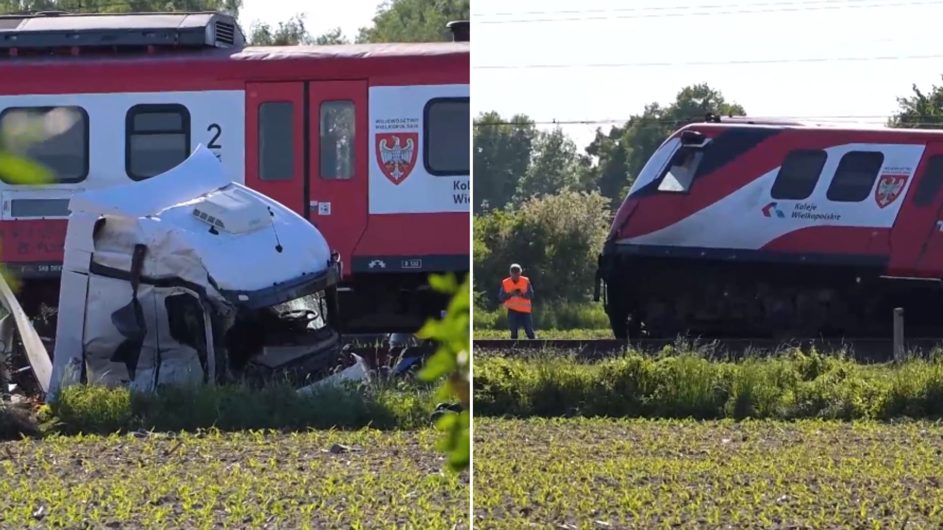 Koszmarny wypadek w Garbatce. Nagranie z miejsca zdarzenia