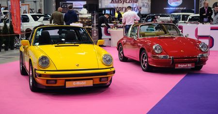 Porsche 911 Targa na targach Auto Nostalgia 2014 - galeria zdjęć