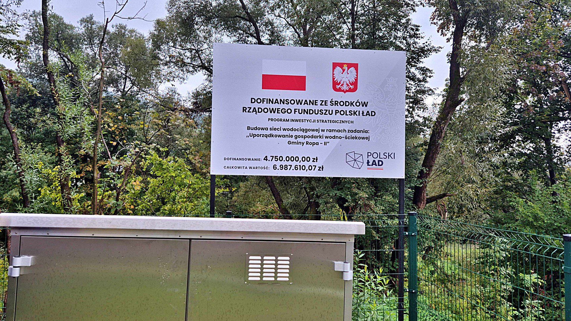 W Ropie uruchomiono nową sieć wodociągową