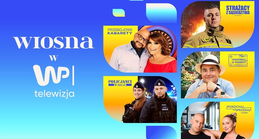 Program kabaretowy i serial policyjny wiosennymi nowościami Telewizji WP