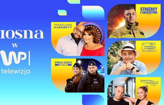 Program kabaretowy i serial policyjny wiosennymi nowościami Telewizji WP