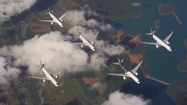 Pięć samolotów Airbus A350 w sesji wartej ponad 1,5 miliarda dolarów 1