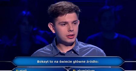 "Milionerzy". Przy tym pytaniu skapitulował. Student z Poznania postanowił zrezygnować