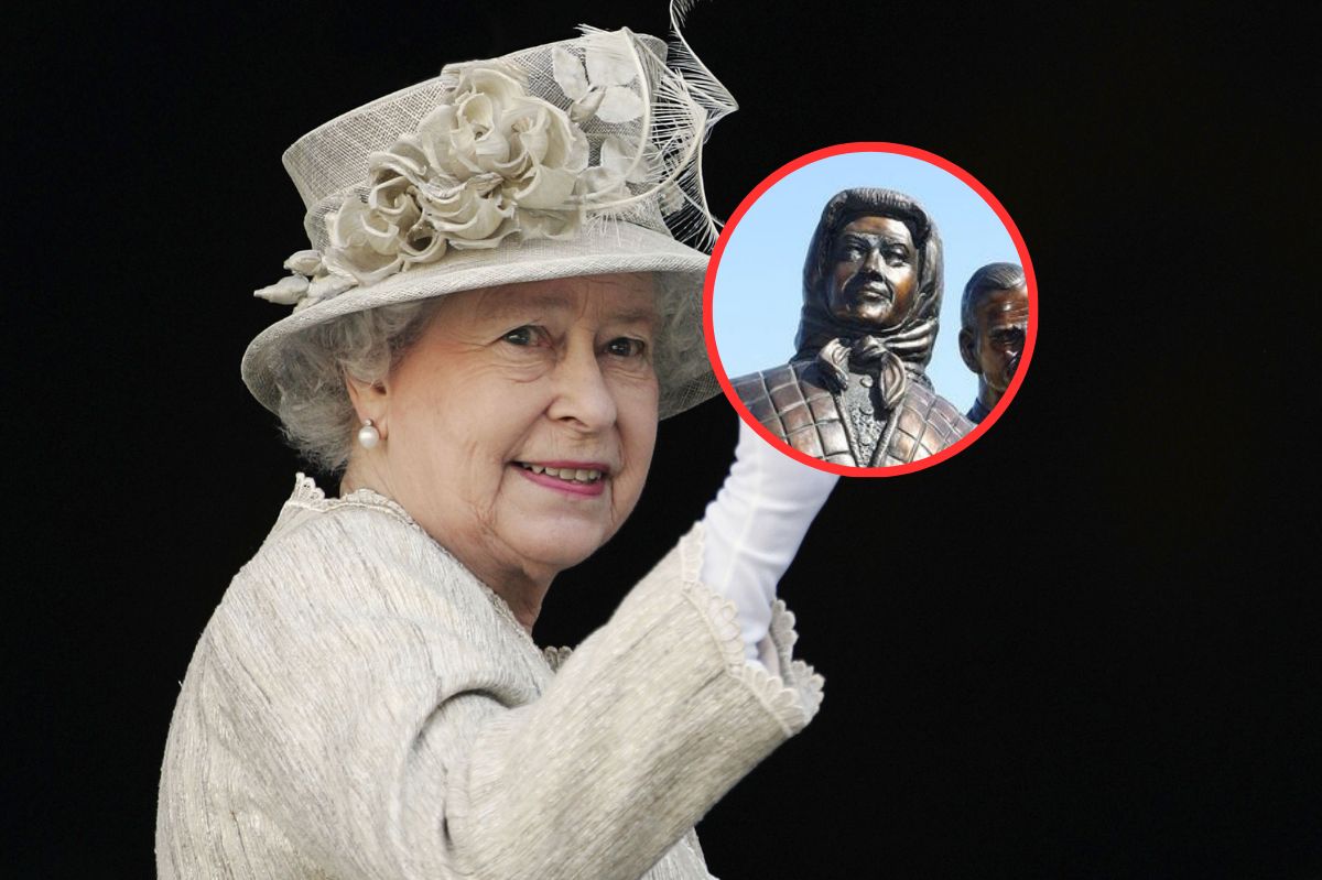 A new monument to Queen Elizabeth II has caused a stir.