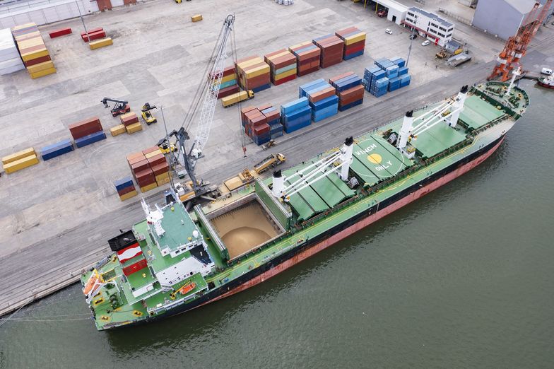 Wyspa Węży w rękach Ukrainy, ruszył eksport zbóż. Pierwsze statki na Dunaju