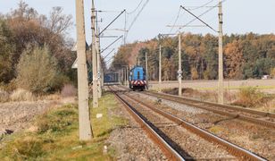 Wjechał na tory. Zatrzymał ruch kolejowy