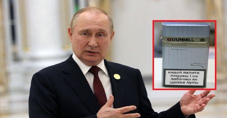 Ostrzeżenie na paczce papierosów. "Nie zobaczysz, jak zdechnie Putin"