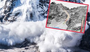 Lawina w Tatrach porwała snowboardzistę. Spadł z nią ponad 800 metrów