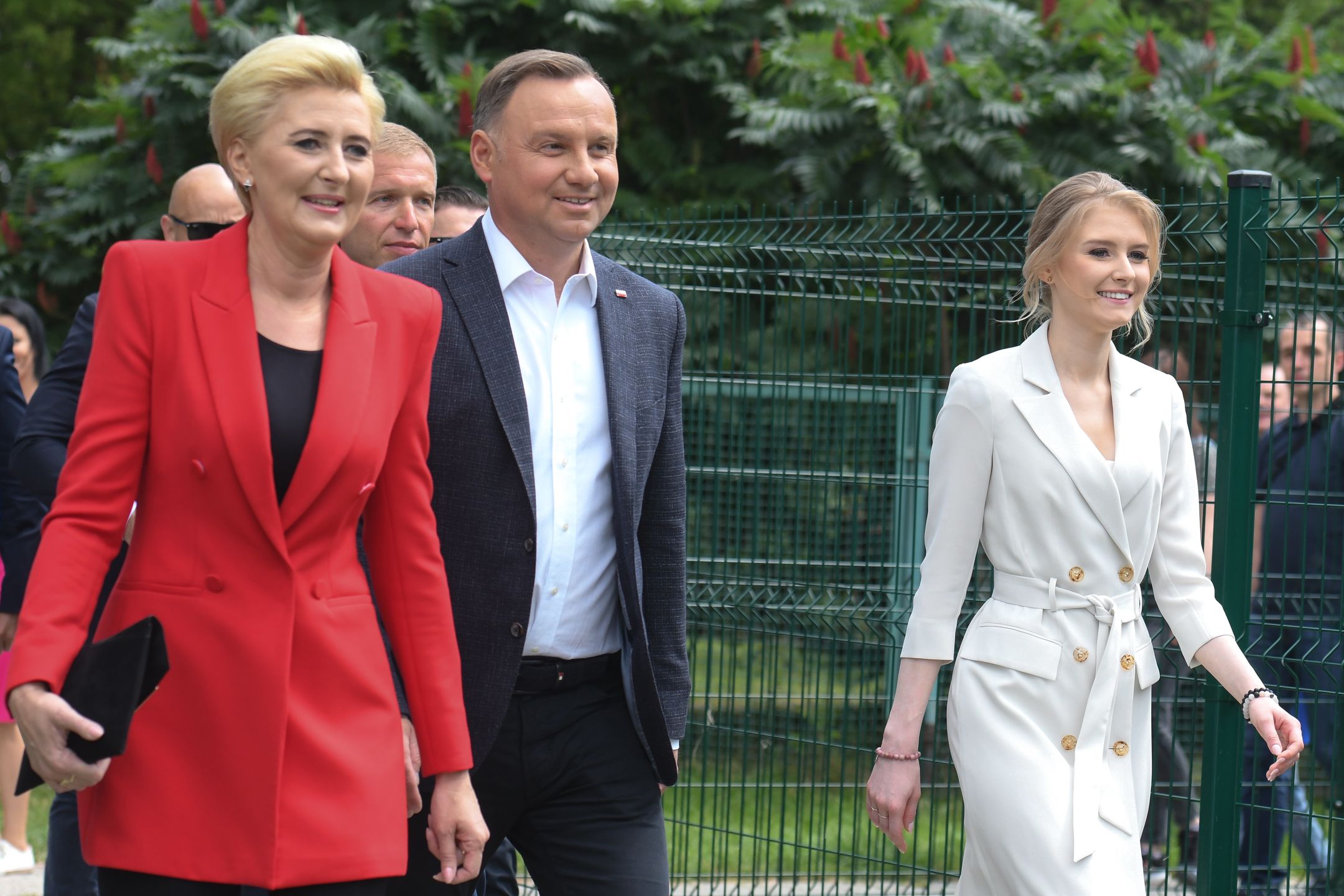 Kinga Duda z rodzicami