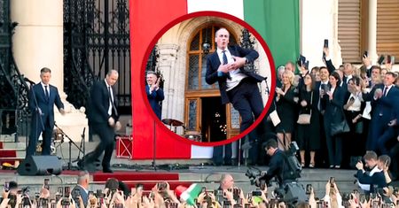 Znów to zrobił. Minister zdrowia Węgier i jego taniec pod parlamentem