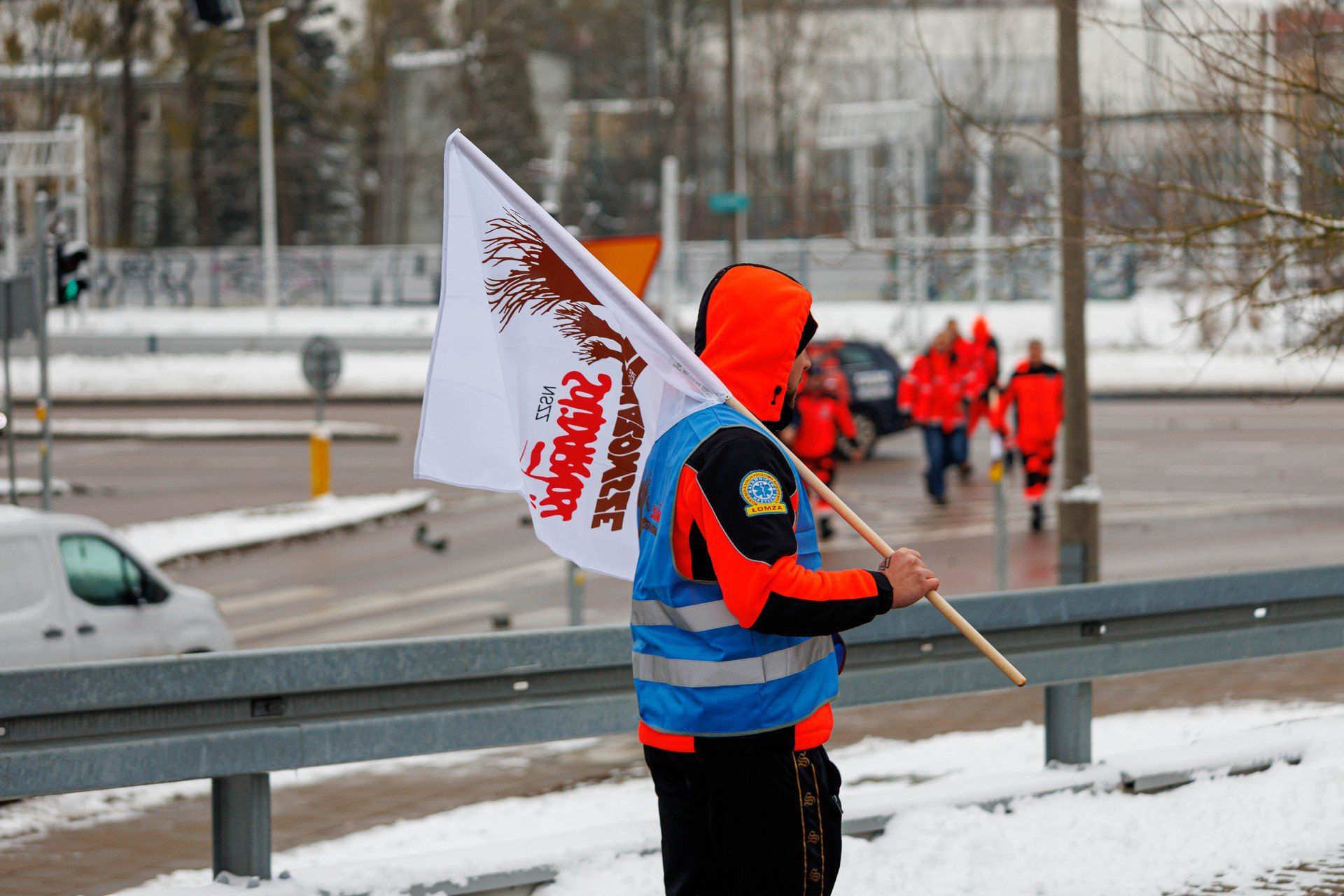 Kolizja na ulicy Botanicznej w Białymstoku