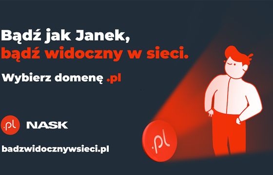 Przyjazny ludzik Janek w nowej kampanii NASK