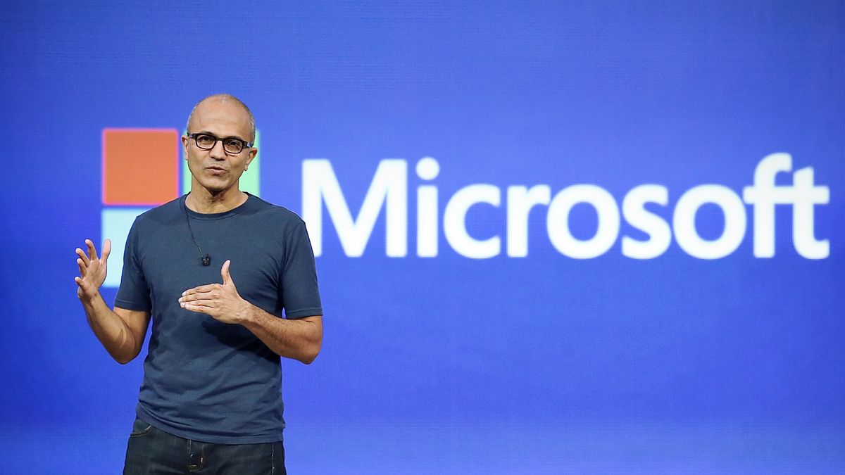 Satya Nadella, CEO Microsoft, fot. Justin Sullivan/Getty Images
