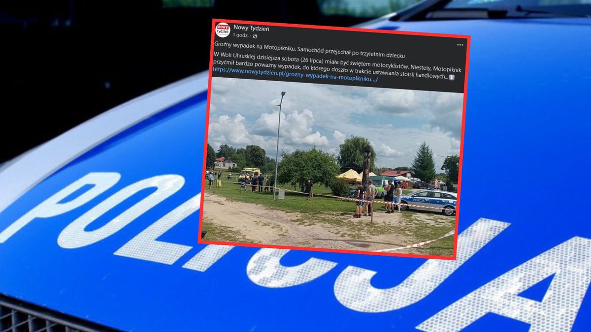 Potrącenie dziecka w Woli Uhurskiej