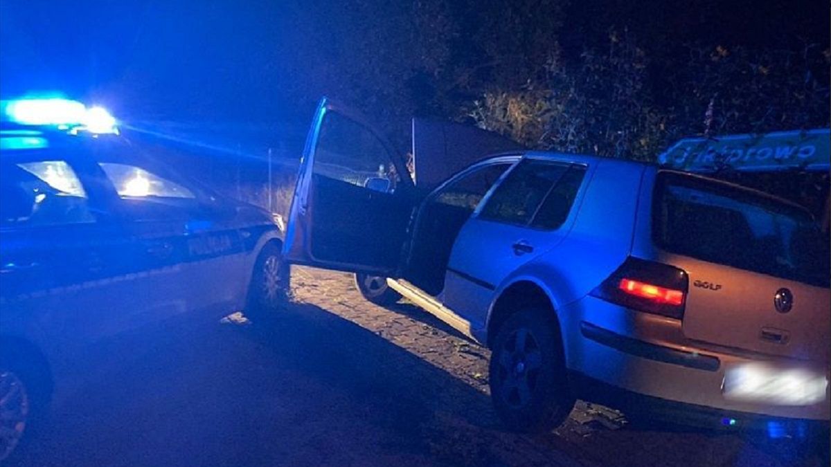 Skandal w Wielkopolsce. Młody mężczyzna chciał potrącić policjantów