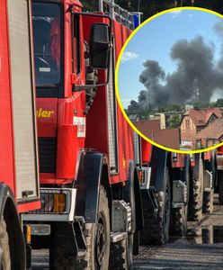 Płonie hala na Śląsku. Jest ostrzeżenie dla okolicznych mieszkańców