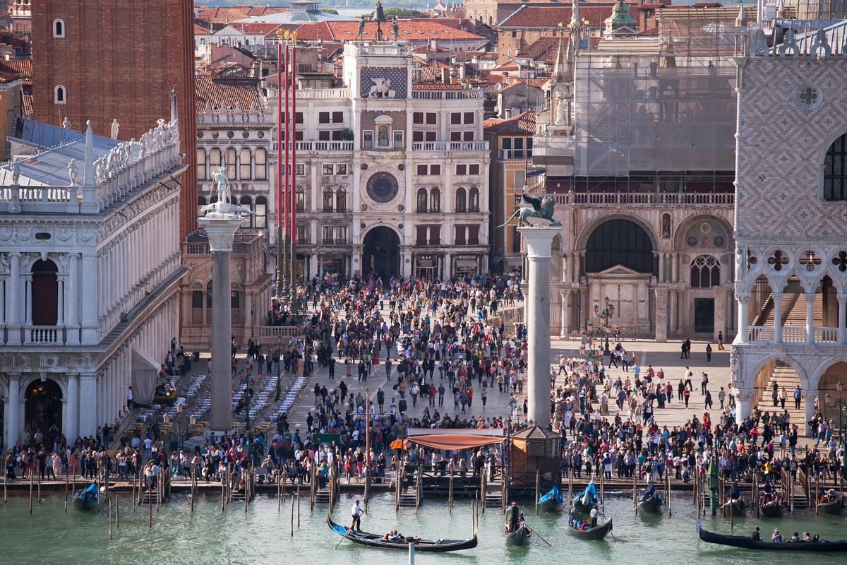 Tłumy w Wenecji bywają ogromne