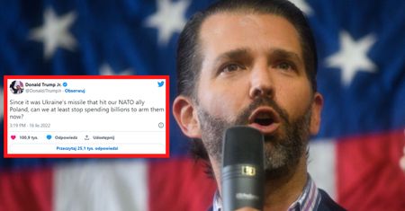 Zawrzało po wpisie Trumpa Jr. o Przewodowie. "Nie bądź maskotką Putina"