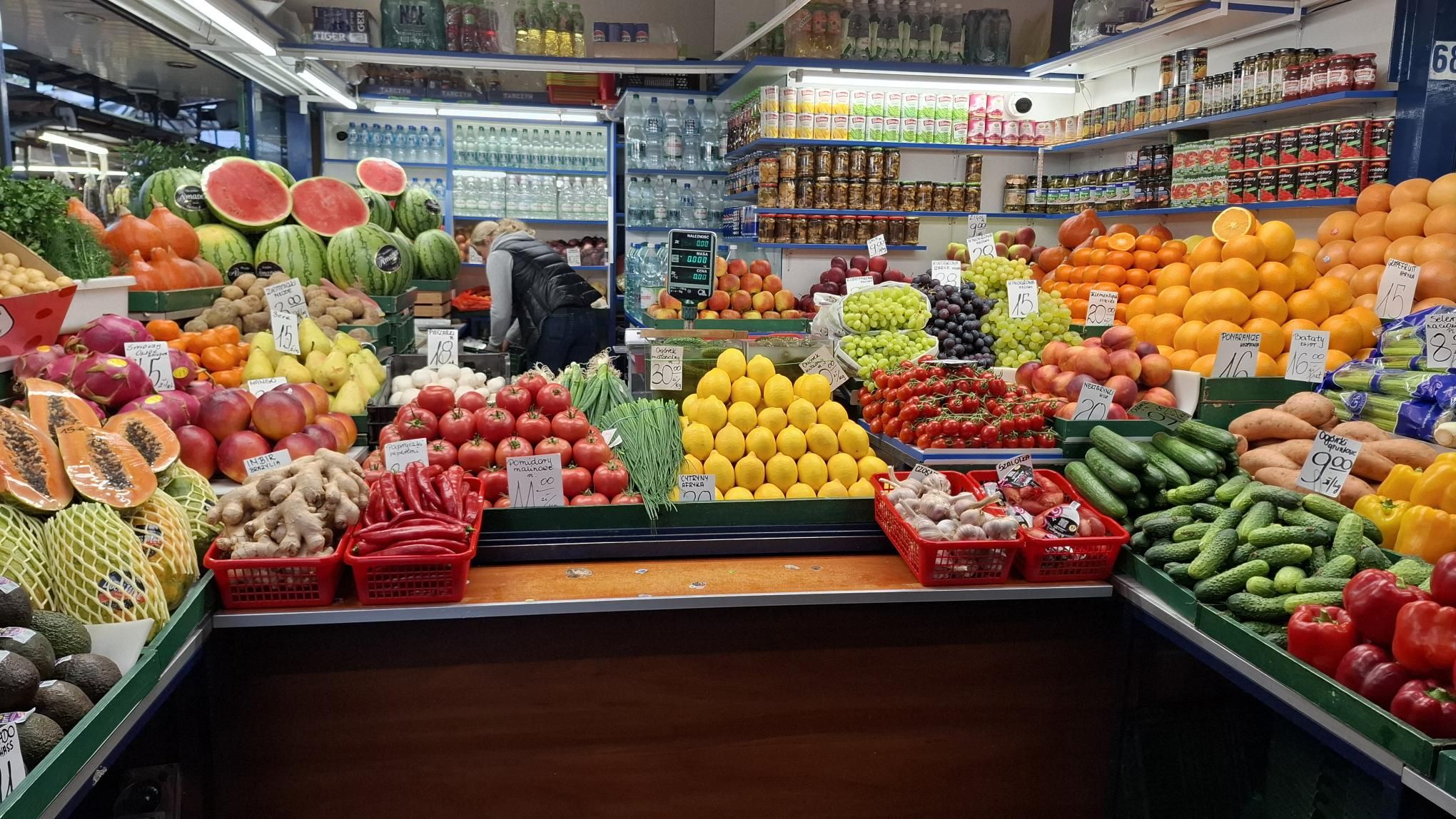 Owoce egzotyczne na Starym Kleparzu 