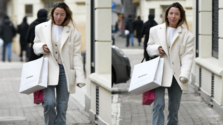 Ewa Chodakowska bez makijażu maszeruje do Mercedesa