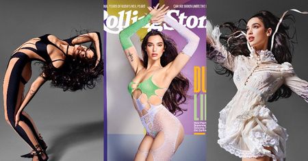 Wygimnastykowana Dua Lipa pręży się w kusych ciuszkach w sesji dla "Rolling Stone". Piękna? (ZDJĘCIA)