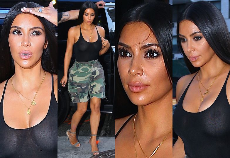 Spocona Kim Kardashian wraca z zakupów