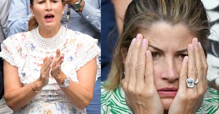 Żona Rogera Federera w różnych stylizacjach dopinguje męża na Wimbledonie (FOTO)
