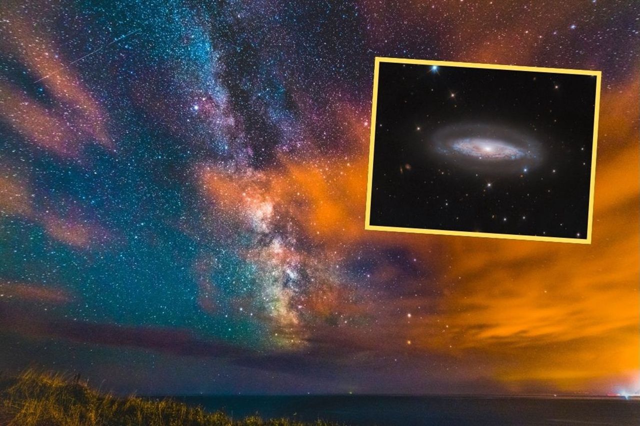 Hubble liefert faszinierende Bilder einer fernen Galaxie mit riesigem schwarzem Loch
