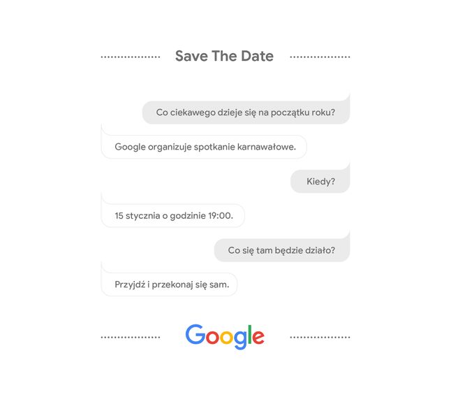 Zaproszenie od polskiego oddziału Google z redakcyjnej skrzynki mailowej.