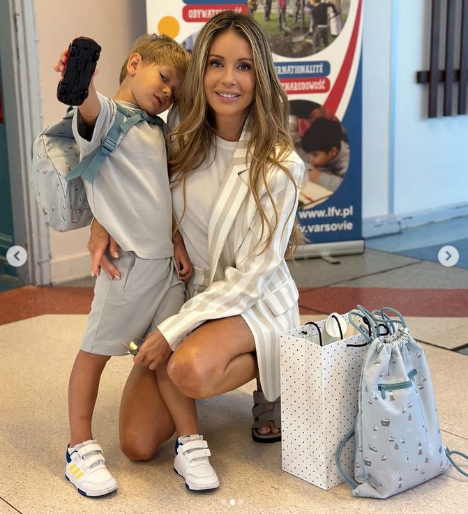 Małgorzata Rozenek-Majdan i Henio