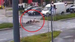 Olsztyn: 18-latek ranny po upadku z roweru