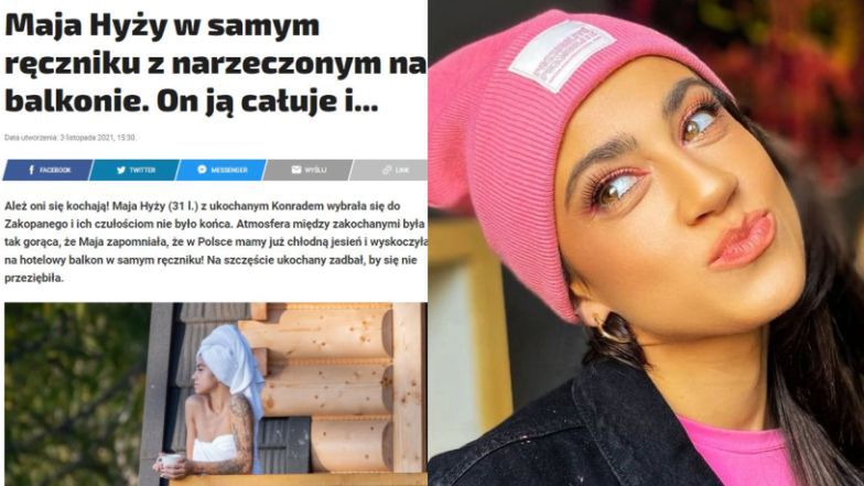 Maja Hyży i jej zwierzenia z balkonu w Zakopanem