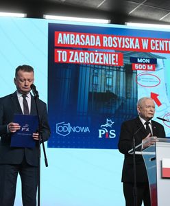 PiS chce zmiany miejsca ambasady rosyjskiej. Kaczyński tłumaczy