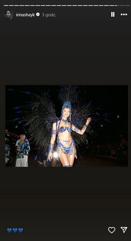 Irina Shayk na paradzie w Rio De Janeiro