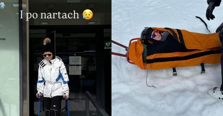 Paulina Koziejowska miała WYPADEK na stoku! Ukochana Macieja Orłosia pokazała zdjęcia