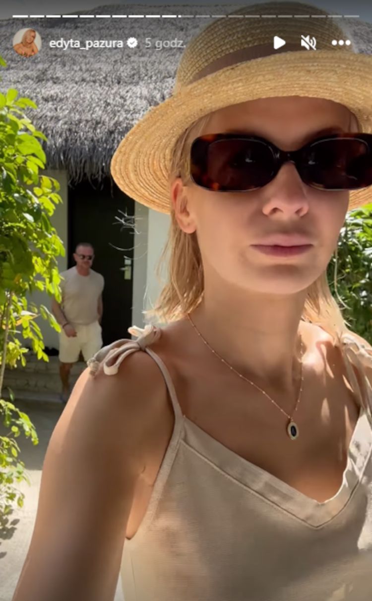 Edyta Pazura relacjonuje wakacje na Malediwach
