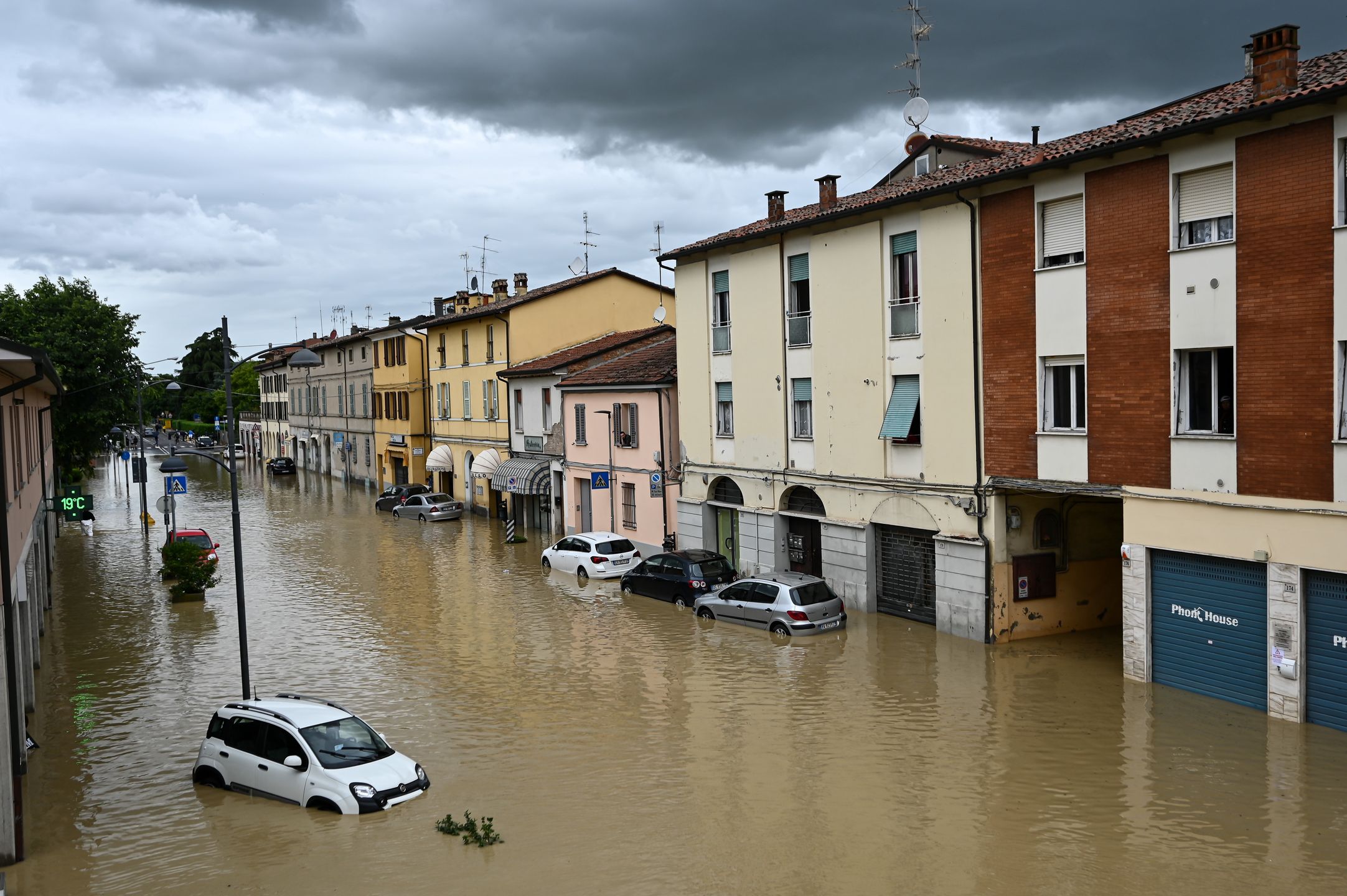 Zdjęcia powodzi we Włoszech