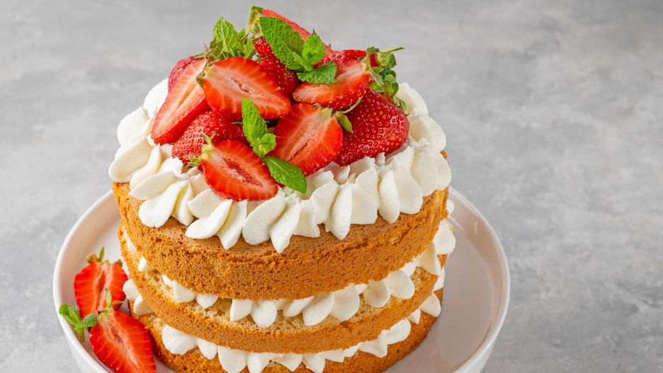 Tort truskawkowy z mascarpone