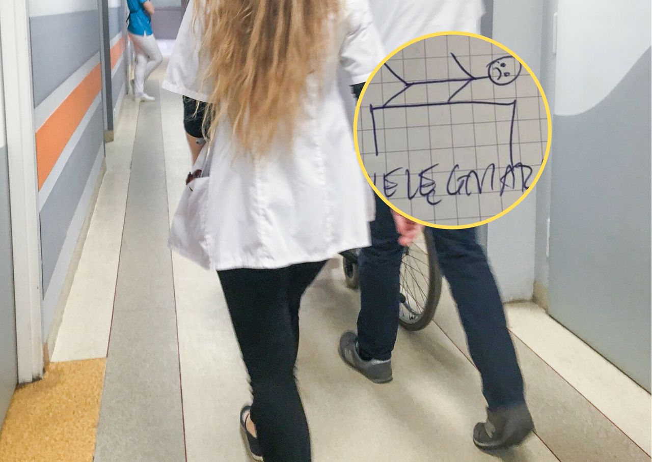 Takie liściki w szpitalu. Pielęgniarka pokazała znalezisko w sieci