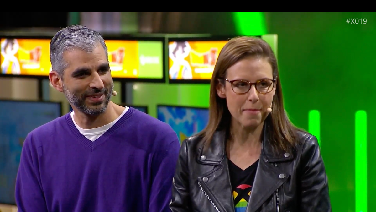 Catherine Gluckstein na X019, fot. YouTube