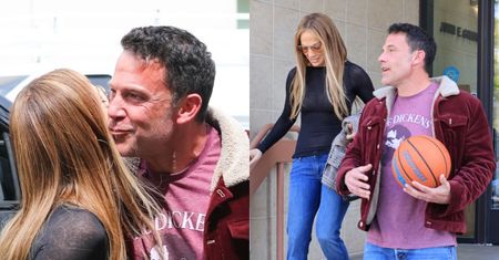 Jennifer Lopez i Ben Affleck prezentują NIEŚMIAŁE CAŁUSKI przed obiektywami paparazzi. Kryzys małżeński został zażegnany? (ZDJĘCIA)