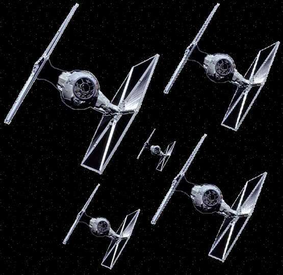 TIE fighters