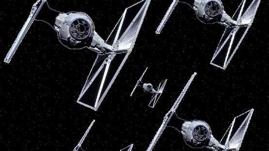 Jakiego koloru były oryginalne TIE fighters? 1